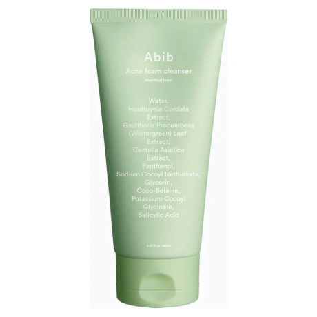 Abib Acne Foam Cleanser Heartleaf Foam