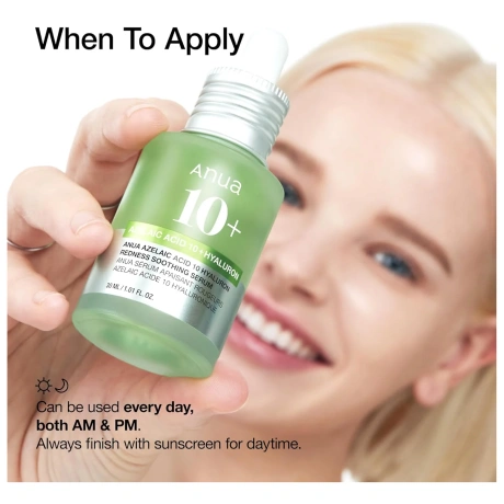 ANUA Azelaic Acid 10 Hyaluron Redness Soothing Serum
