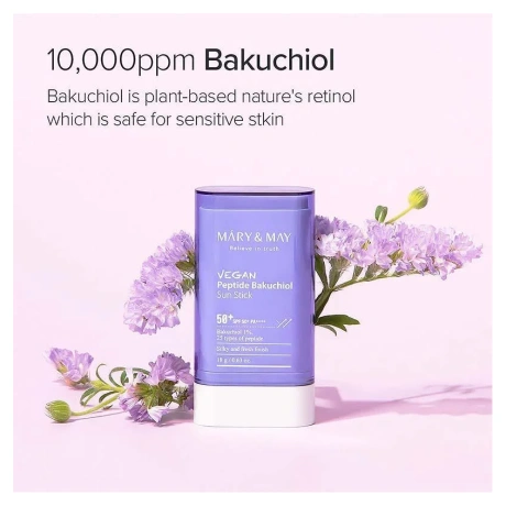 Mary&May Vegan Peptide Bakuchiol Sun Stick SPF50+ Pa++++