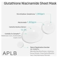 APLB Glutathione Niacinamide Sheet Mask
