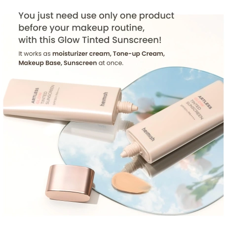 Heimish Artless Glow Tinted Sunscreen Shine Beige SPF50+ PA+++