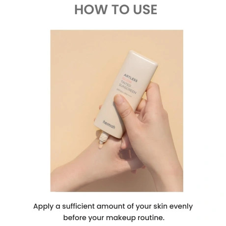 Heimish Artless Glow Tinted Sunscreen Shine Beige SPF50+ PA+++