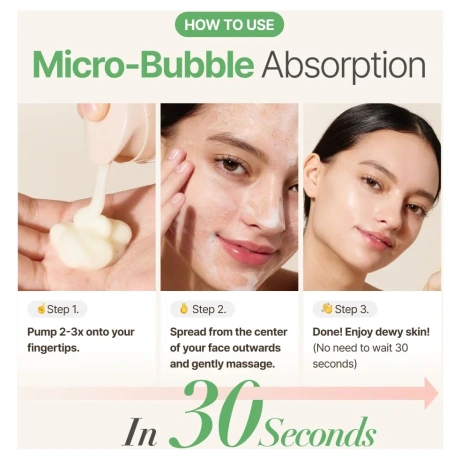 MENOKIN 30 Seconds Quick Bubble Mask Clear