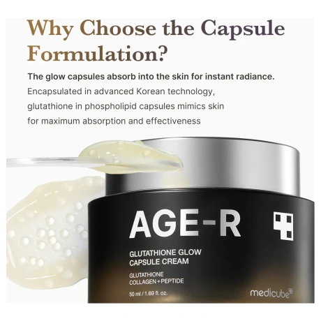 Medicube Age-R Glutathione Glow Capsule Cream