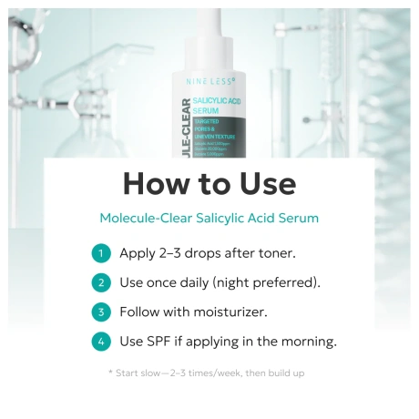 NINE LESS Molecule-Clear Salicylic Acid Serum