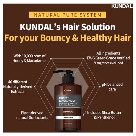 KUNDAL Honey & Macadamia Nature Shampoo Blackberry Bay