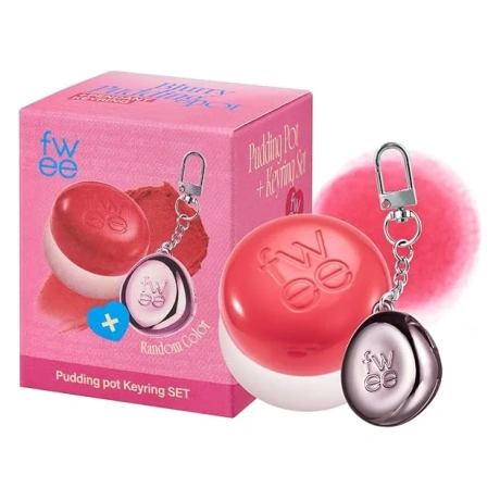 FWEE Keyring Lip&Cheek Blurry Pudding Pot CR03 BFF