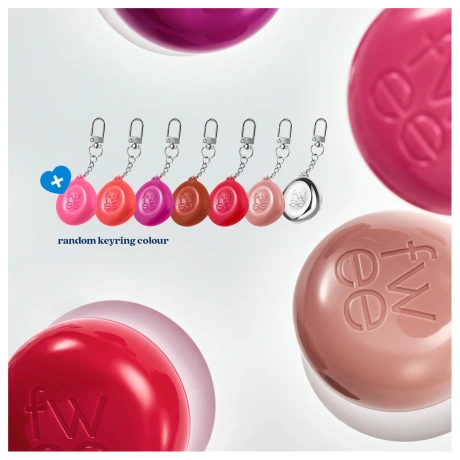 FWEE Keyring Lip&Cheek Blurry Pudding Pot CR03 BFF