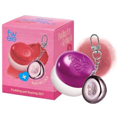 FWEE Keyring Lip&Cheek Blurry Pudding Pot MV02 Hurt