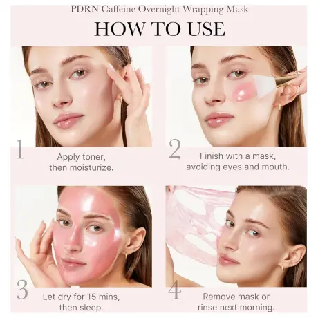 Medicube PDRN Pink Caffeine Night Wrapping Mask