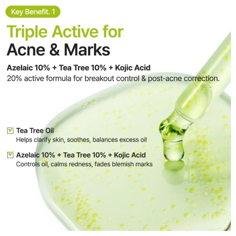 PURITO SEOUL Azelaic Acid 10 Kojic Azulene Serum