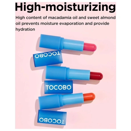 TOCOBO Powder Cream Lip Balm 034 Peach Tart