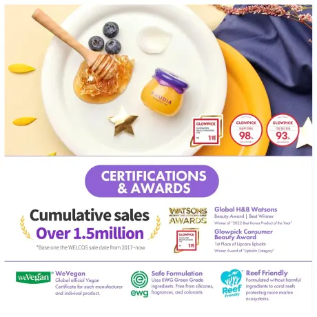 Frudia Blueberry Hydrating Honey Lip Balm