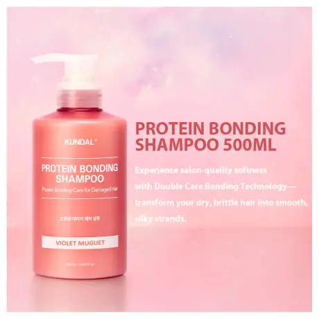 KUNDAL Holiday Silk Glow Edition - Protein Bonding Care Shampoo Treatment Hair Scrunchie