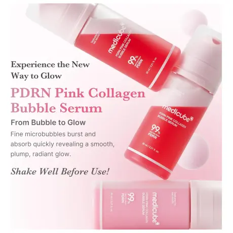 Medicube PDRN Pink Collagen Bubble Serum