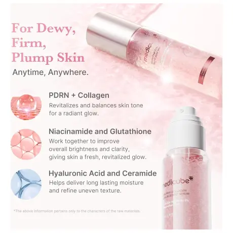 Medicube PDRN Pink Collagen Glow Jelly Mist Serum