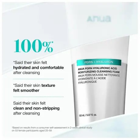 ANUA PDRN Hyaluronic Acid Moisturizing Cleansing Foam