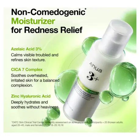 ANUA Azelaic Acid Cica Skin Soothing Moisturizer