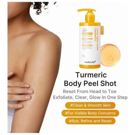 Medicube Kojic Acid Turmeric Body Peel Shot