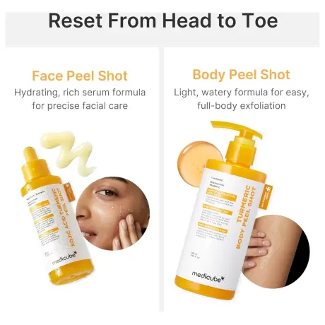 Medicube Kojic Acid Turmeric Body Peel Shot
