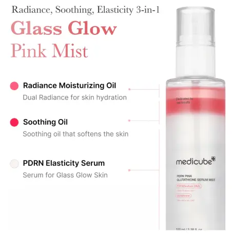 Medicube PDRN Pink Glutathione Serum Mist