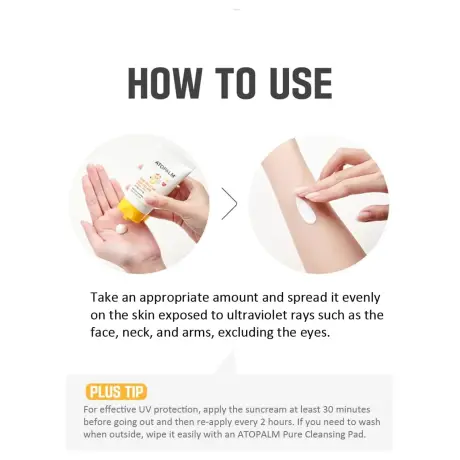ATOPALM Zinc Mild Up Sun Cream SPF50 Pa
