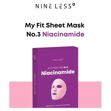 NINE LESS My Fit Sheet Mask No.3 Niacinamide