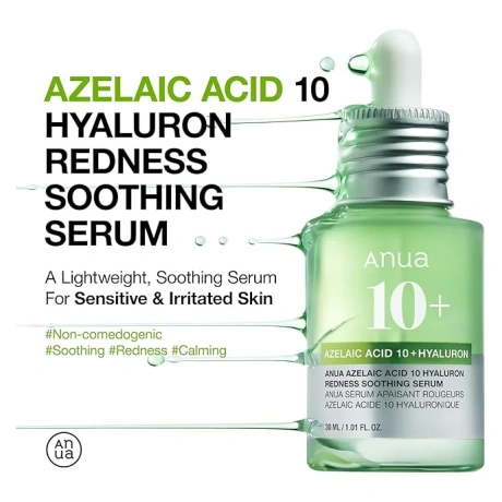 ANUA Azelaic Acid 10 Hyaluron Redness Soothing Serum