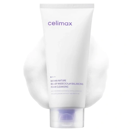 celimax Relief Madecica Ph Balancing Foam Cleansing