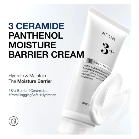 ANUA 3 Ceramide Panthenol Moisture Barrier Cream