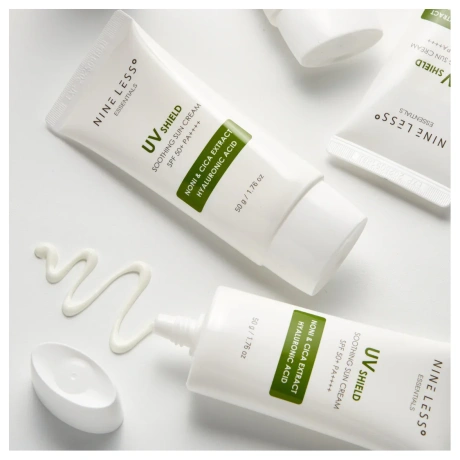 NINE LESS Essentials Uv Shield Soothing Sun Cream SPF 50+ Pa++++