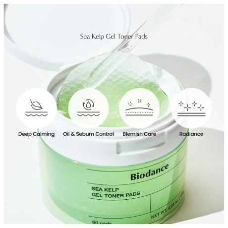 BIODANCE Sea Kelp Gel Toner Pad