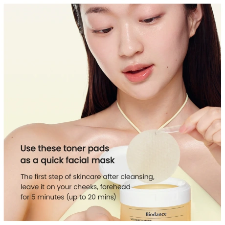 BIODANCE Vita Niacinamide Gel Toner Pad