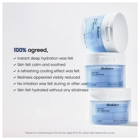 BIODANCE Cera-Nol Gel Toner Pad