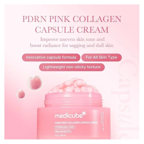 Medicube Pdrn Pink Collagen Capsule Cream