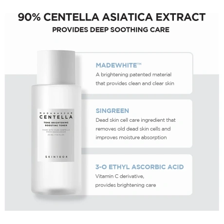 Skin1004 Madagascar Centella Tone Brightening Boosting Toner