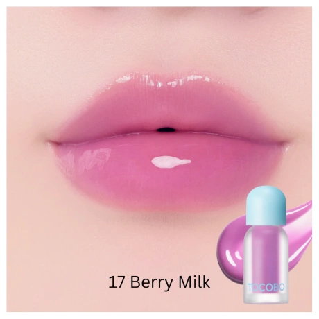 TOCOBO Juicy Berry Plumping Lip Oil 17.Berry Milk