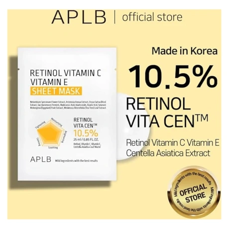 APLB Retinol Vitamin C Vitamin E Sheet Mask