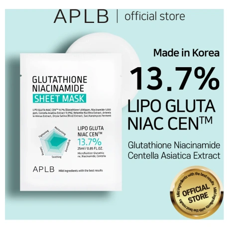 APLB Glutathione Niacinamide Sheet Mask