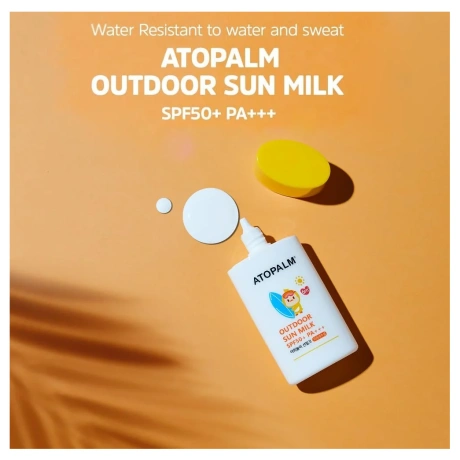 ATOPALM Outdoor Sun Milk SPF50+ Pa+++ Special Set (Outdoor Sun Milk SPF50+ Pa+++ and Pure Cleansing Pad)