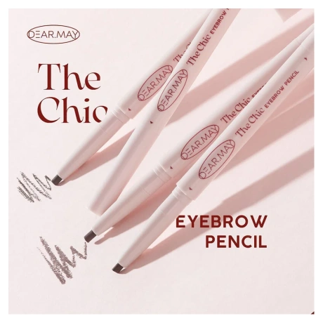 DEARMAY The Chic Eyebrow Pencil 02.Mocha Brown