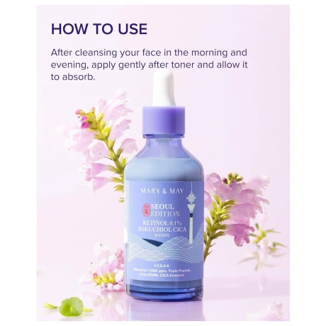 Mary&May Retinol 0.1 Bakuchiol Cica Serum