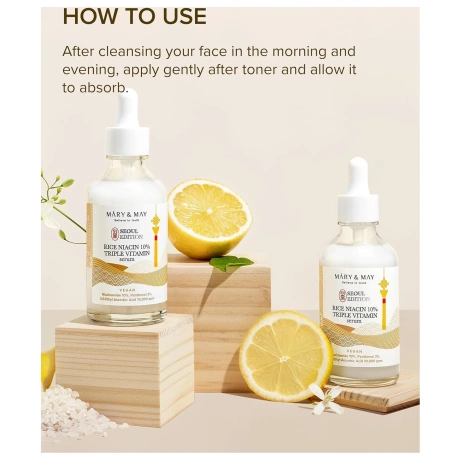 Mary&May Rice Niacin 10 Triple Vitamin Serum