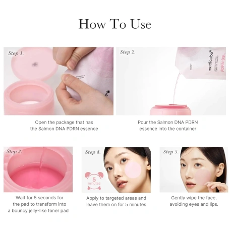 Medicube Pdrn Pink Collagen Toning Gel Toner Pad