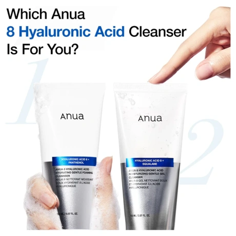 ANUA 8 Hyaluronic Acid Moisturizing Gentle Gel Cleanser