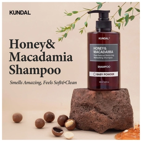 KUNDAL Honey & Macadamia Nature Shampoo Blackberry Bay