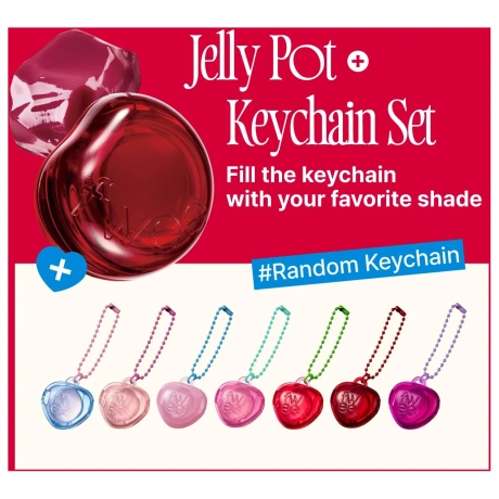 FWEE Keyring Lip&Cheek Glowy Jelly Pot JN03 Custard