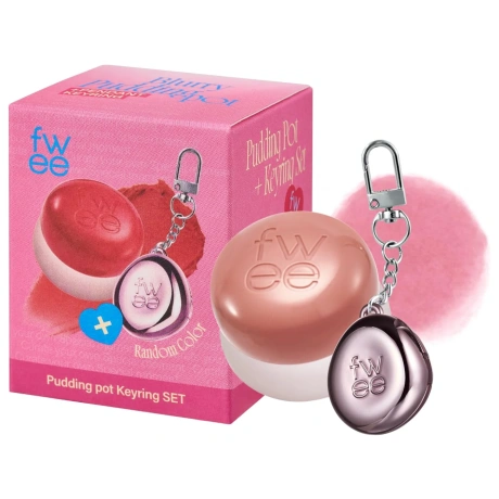 0669 FWEE Keyring Lip&Cheek Blurry Pudding Pot ND01 Oh! 1