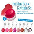 0669 FWEE Keyring Lip&Cheek Blurry Pudding Pot ND01 Oh! 3