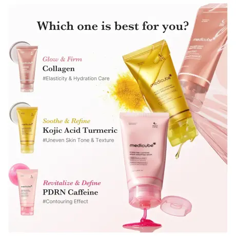 Medicube PDRN Pink Caffeine Night Wrapping Mask